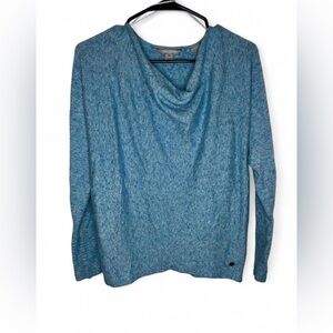 Sky Blue Cowl Neck Sweater Royal Robbin’s size Medium Wool